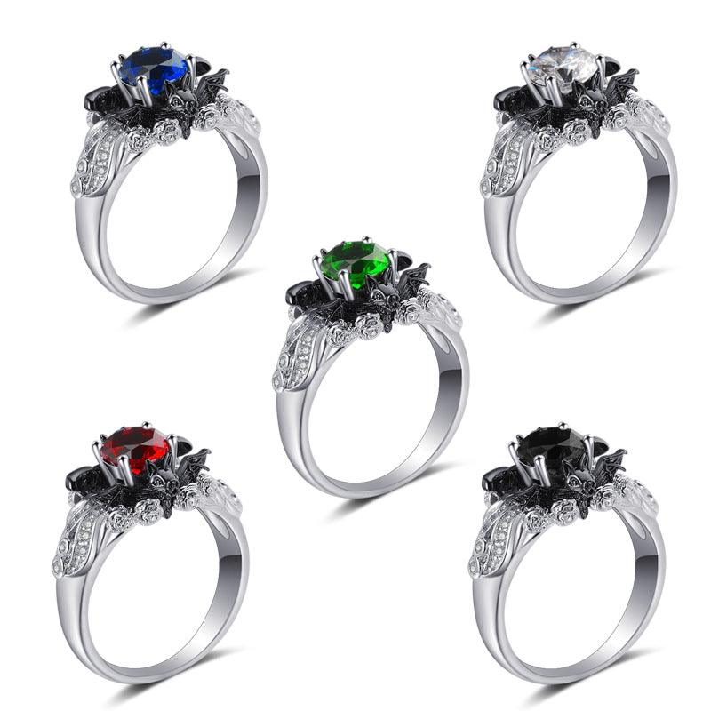 Bat Color Separation Ring European And American Plating - melvincucci