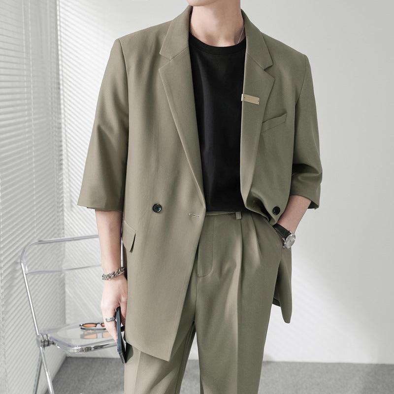 Two-piece Men's Drape Suit Men's Suit - melvincucci