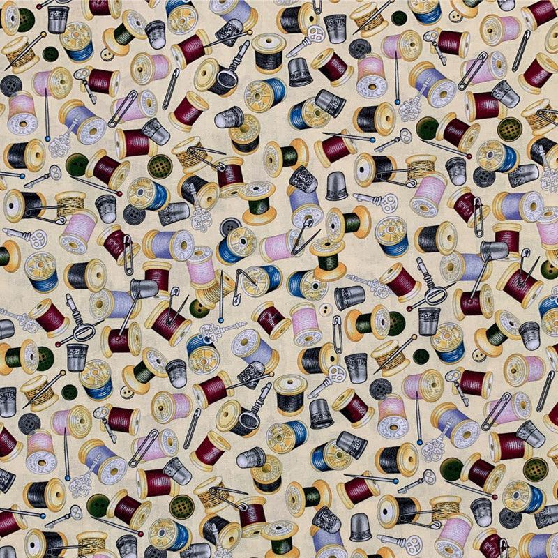 Plain Cotton Fabric Needle Thread Printing Fabric Handmade DIY - melvincucci