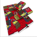 6 Yards African Wax Fabric Cotton Super Hollandais - melvincucci