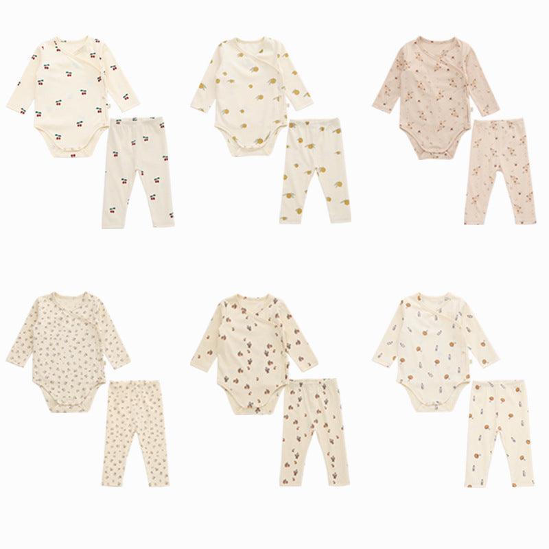 Newborn Baby Cotton Romper Climbing Two-piece Suit - melvincucci