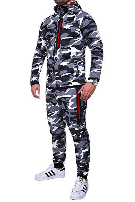 Camouflage jacket hooded men - melvincucci