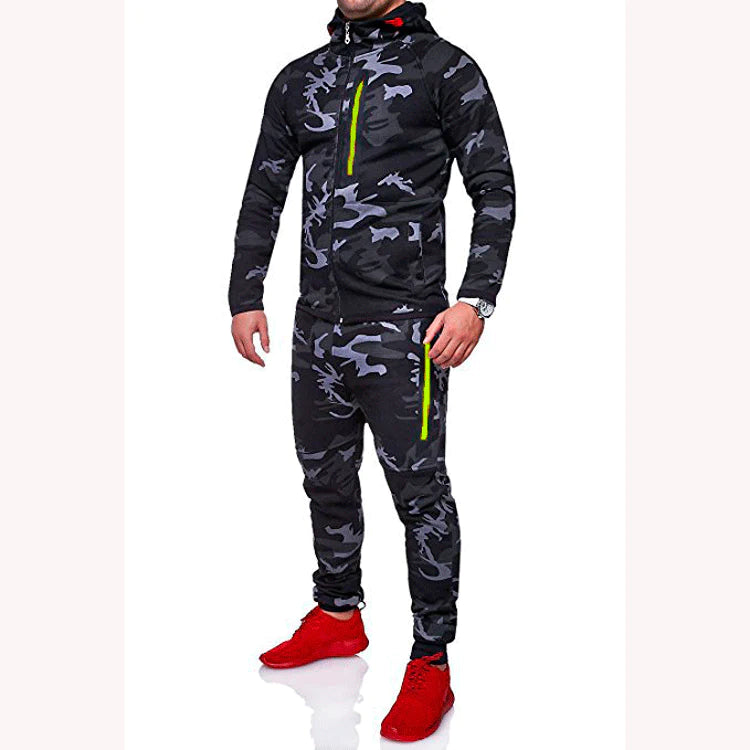Camouflage jacket hooded men - melvincucci