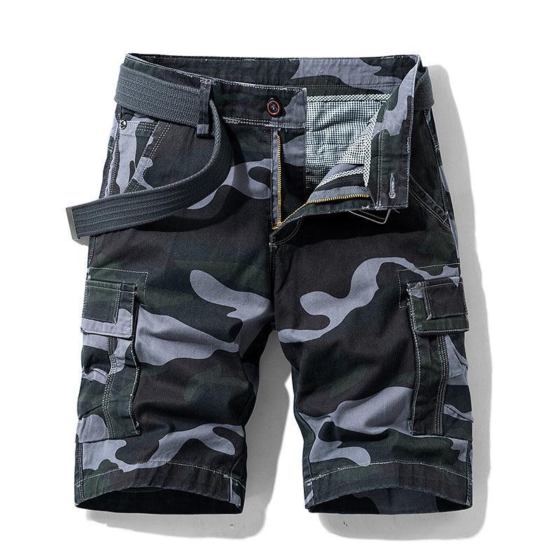 Camouflage Overalls Five-Point Pants Loose Breathable Casual Shorts Men - melvincucci