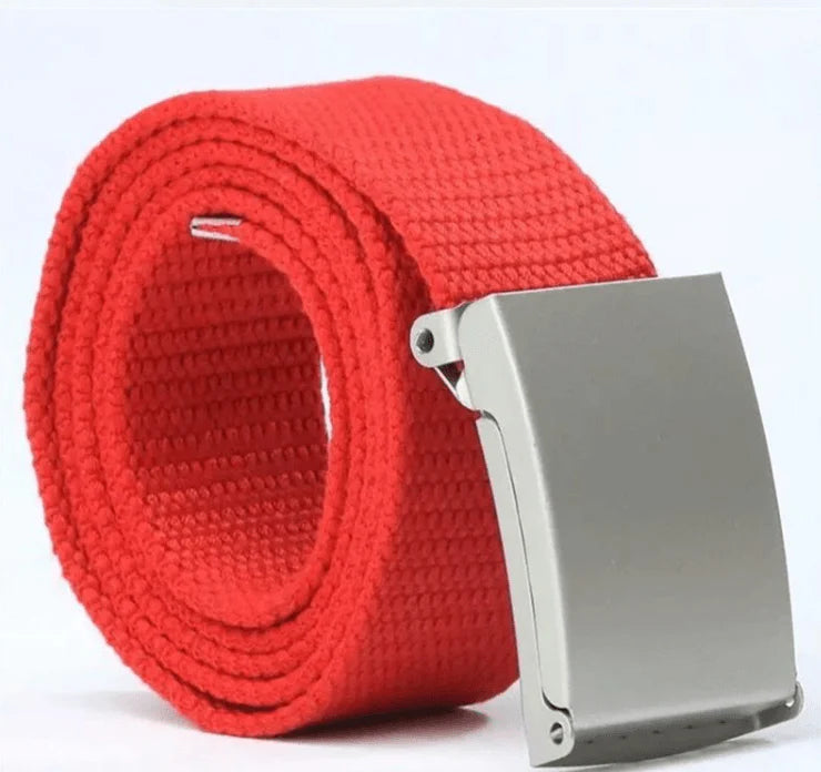 Candy-colored fashionable canvas belts for men and women - melvincucci