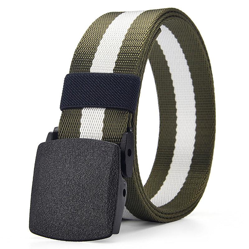 Canvas Belt Men Automatic Buckle Outdoor - melvincucci