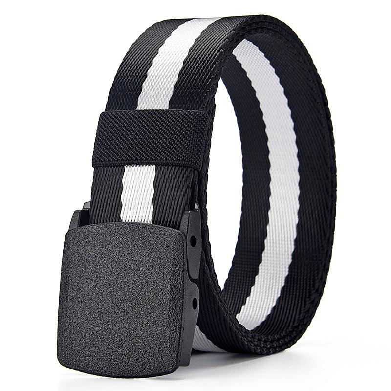 Canvas Belt Men Automatic Buckle Outdoor - melvincucci