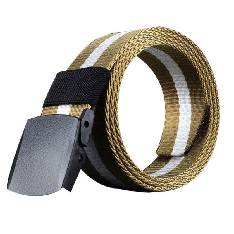 Canvas Belt Men Automatic Buckle Outdoor - melvincucci