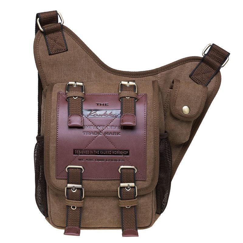 Canvas Retro Messenger Bag Men - melvincucci