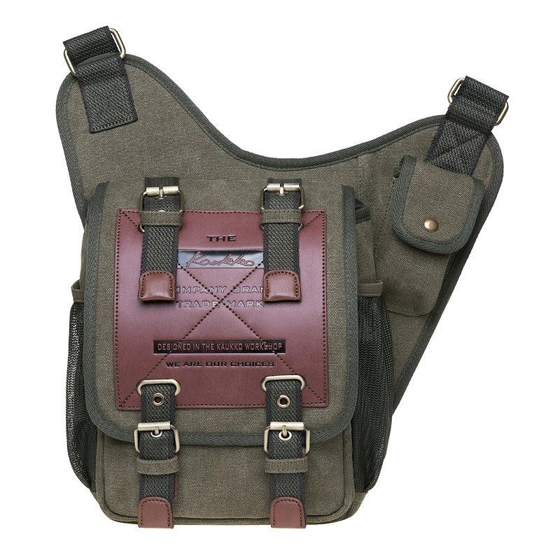 Canvas Retro Messenger Bag Men - melvincucci