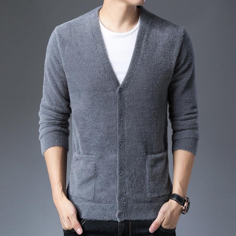 Cardigan Men's Knitwear Sweater Jacket Casual Long Sleeve - melvincucci
