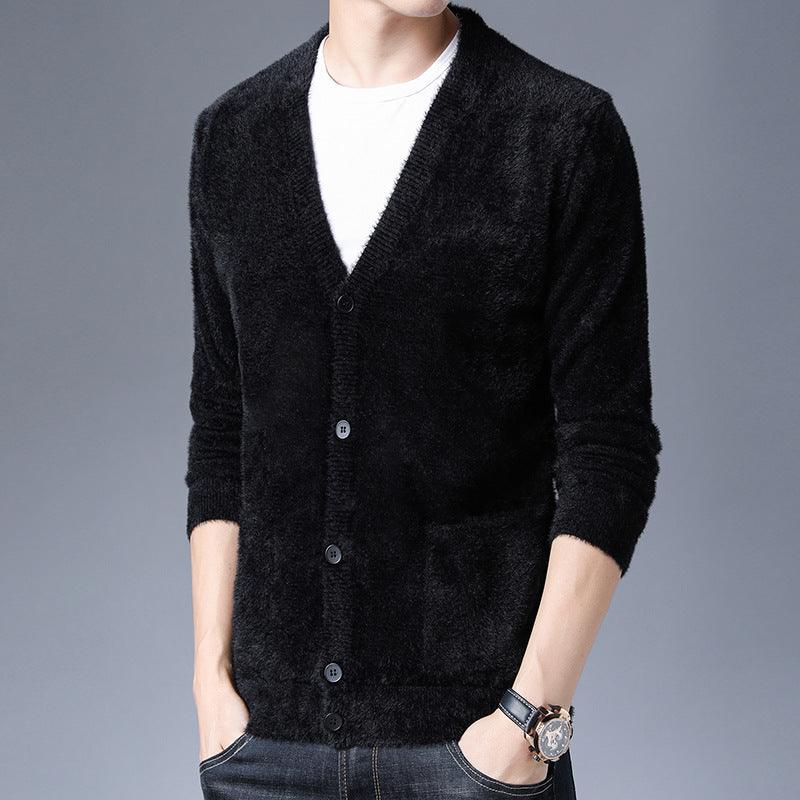 Cardigan Men's Knitwear Sweater Jacket Casual Long Sleeve - melvincucci