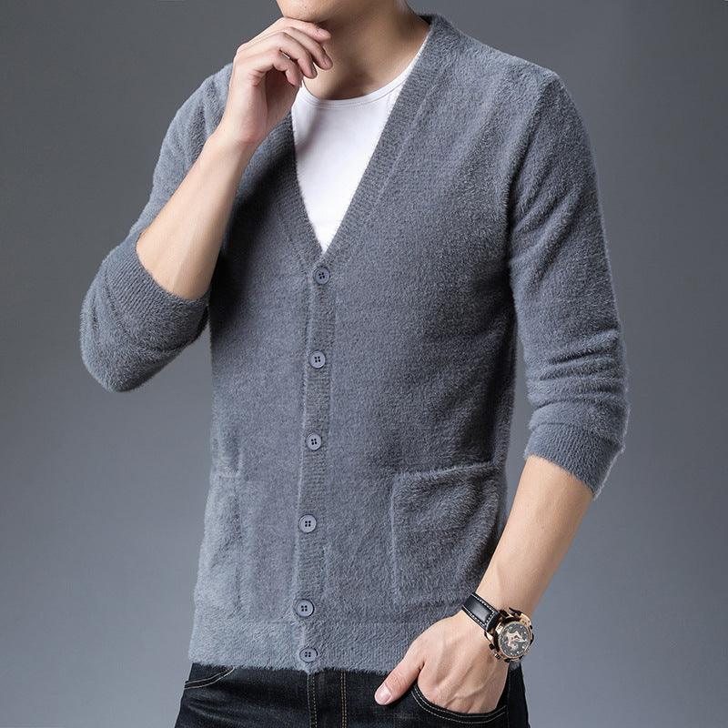 Cardigan Men's Knitwear Sweater Jacket Casual Long Sleeve - melvincucci