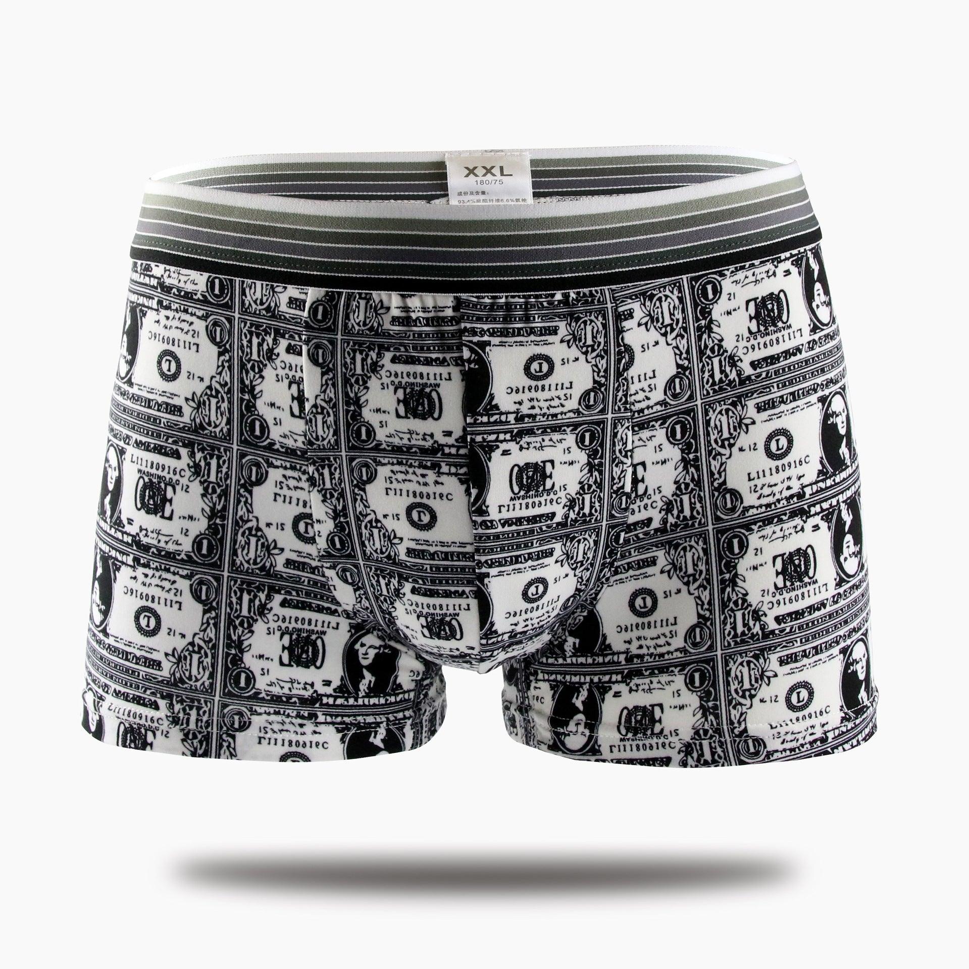 Cartoon Underwear Men's Underwear Mid-waist Men's Underwear Boxer Briefs - melvincucci