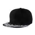 Cashew Flower Korean Hip-hop Hat Flat Brim Hat Fashion Print Baseball Cap For Men - melvincucci