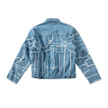 Casual denim jacket denim - melvincucci