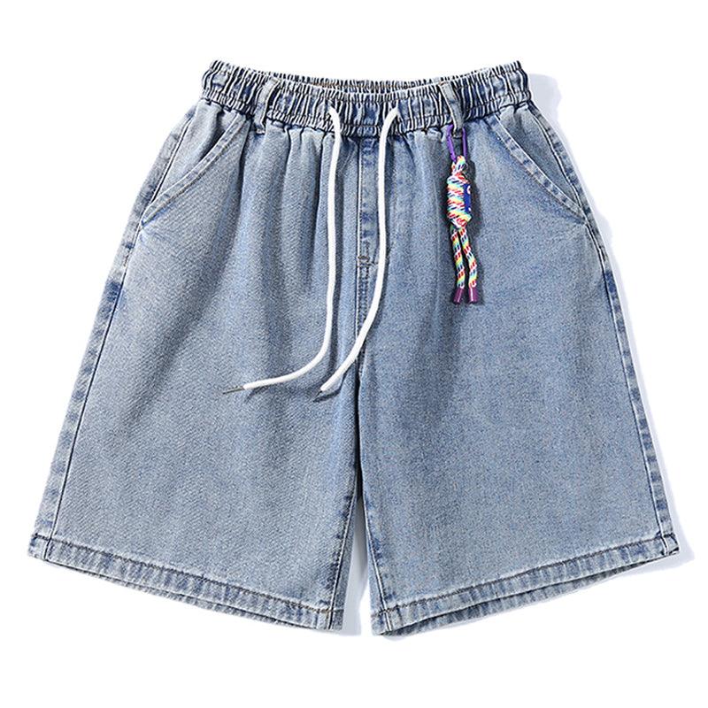 Casual Denim Shorts For Men And Women Loose Trendy Pants - melvincucci