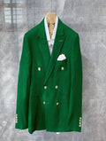 Casual Double-Breasted Linen Small Suit Jacket Men - melvincucci