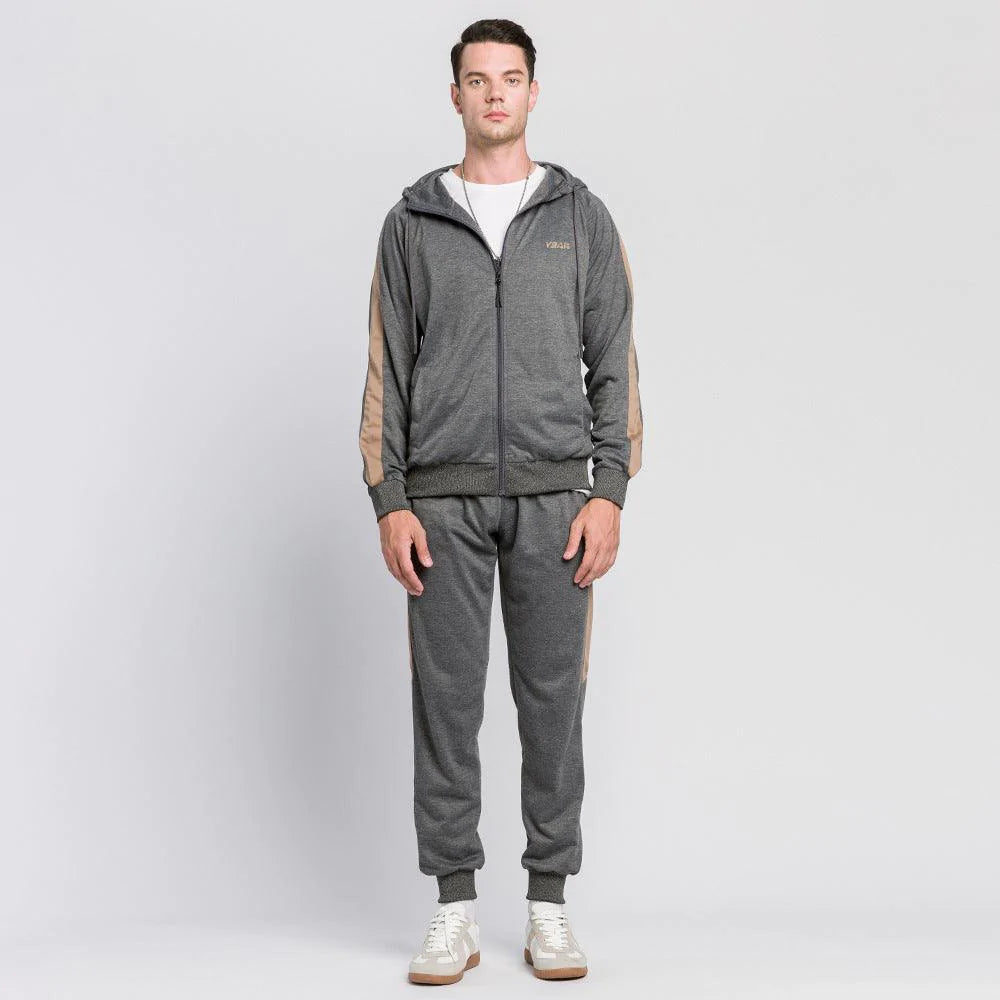 Casual Fashion Hooded Start Sweatshirt Suit Men - melvincucci