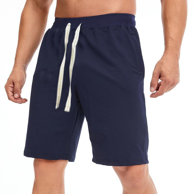 Casual Five-point Pants Mid-pants Beach Pants Plus Size Drawstring Sports Pants Men - melvincucci