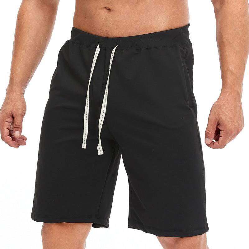 Casual Five-point Pants Mid-pants Beach Pants Plus Size Drawstring Sports Pants Men - melvincucci