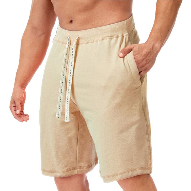 Casual Five-point Pants Mid-pants Beach Pants Plus Size Drawstring Sports Pants Men - melvincucci