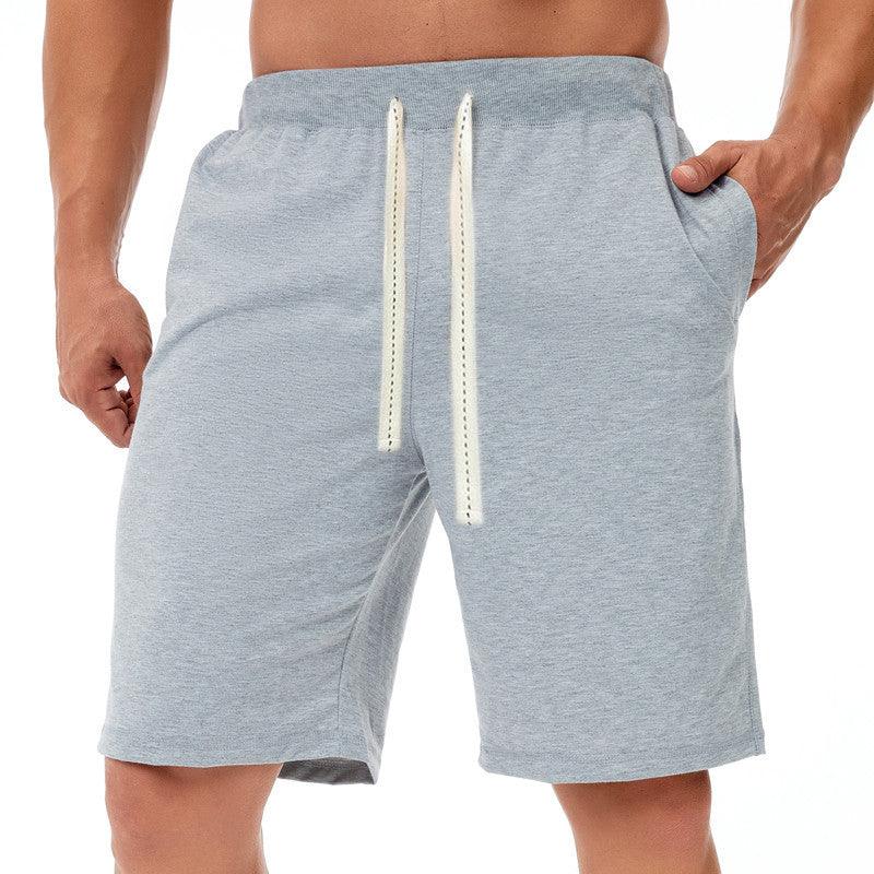 Casual Five-point Pants Mid-pants Beach Pants Plus Size Drawstring Sports Pants Men - melvincucci