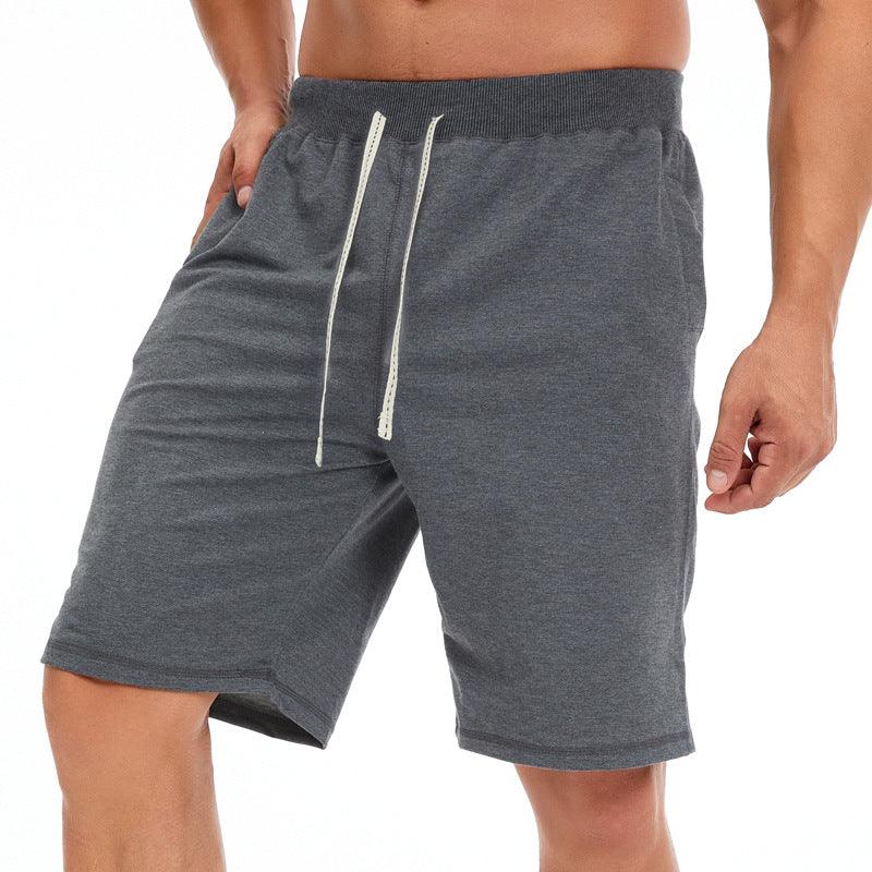 Casual Five-point Pants Mid-pants Beach Pants Plus Size Drawstring Sports Pants Men - melvincucci