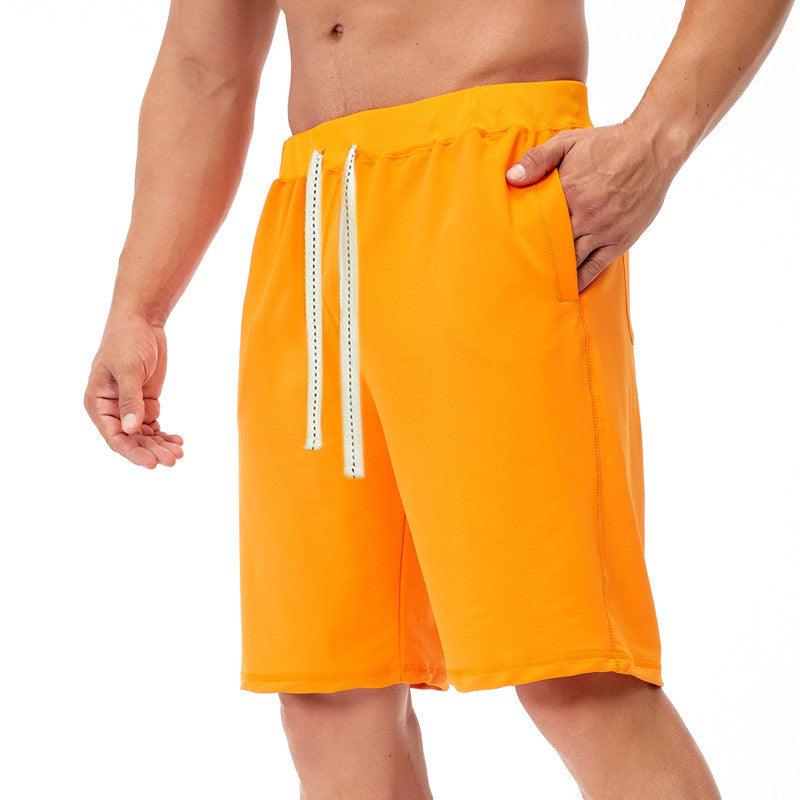 Casual Five-point Pants Mid-pants Beach Pants Plus Size Drawstring Sports Pants Men - melvincucci