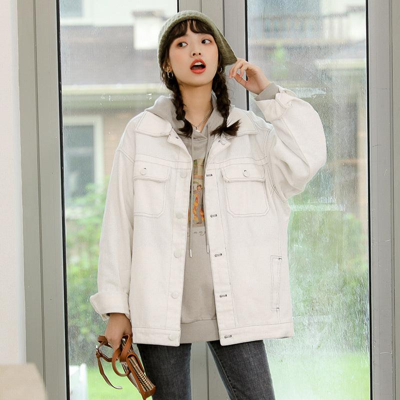 Casual Jacket Loose All Match Denim Jacket Women - melvincucci