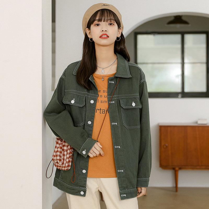 Casual Jacket Loose All Match Denim Jacket Women - melvincucci