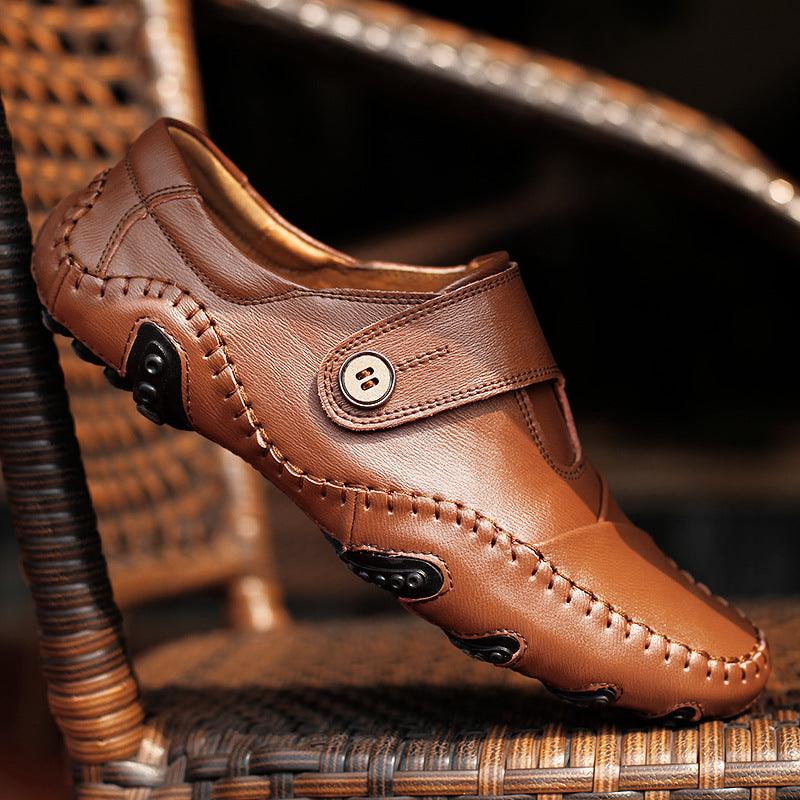 Casual Leather Shoes Korean Fashion Shoes Men - melvincucci