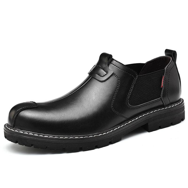 Casual leather shoes men loafers - melvincucci