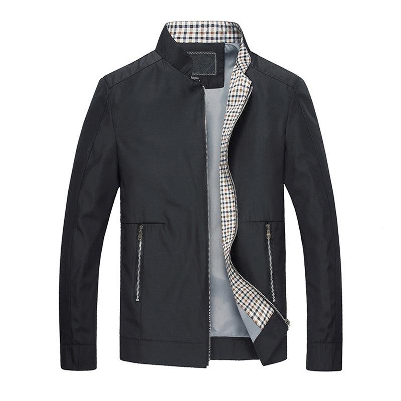 Casual Men Jacket Bomber Solid Sportswear Men Jackets - melvincucci