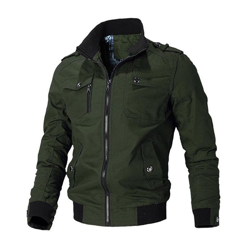 Casual Men Jacket Spring Autumn Army Military Men Coats Male Outerwear Windbreaker - melvincucci