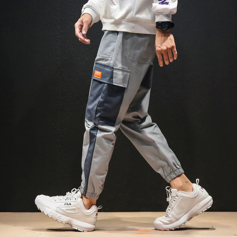 Casual pants men loose tooling harem pants - melvincucci