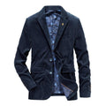 Casual Plain Lapel Blazer, Thin Cotton Casual Suit - melvincucci