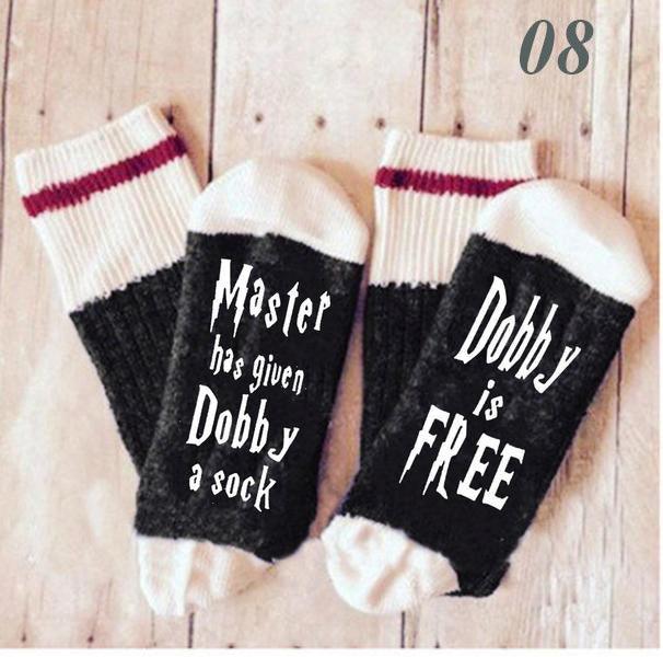 Casual Socks Men And Women English Alphabet Socks Cotton Socks - melvincucci