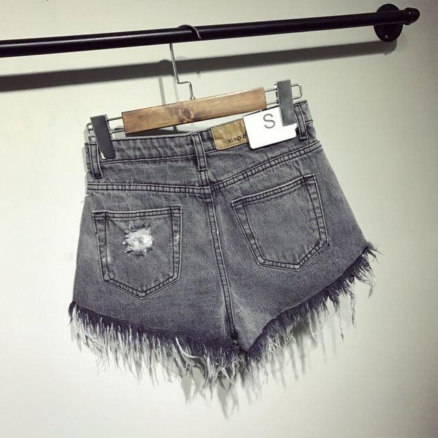 Casual Summer Women Denim Short High Waists Sexy Short Jeans - melvincucci