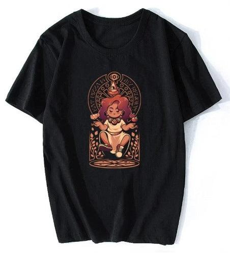 Cat anime T-shirt men - melvincucci