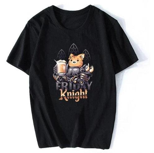 Cat anime T-shirt men - melvincucci