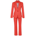 Catwalk Suit Ladies One-button Floral Blazer - melvincucci