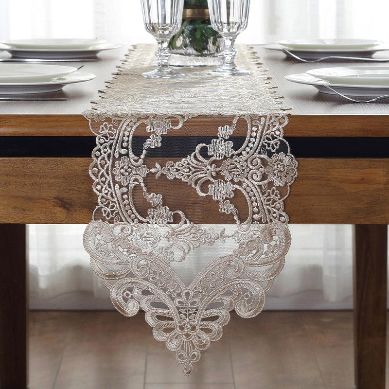 European Fashion Lace Fabric Table Runner - melvincucci