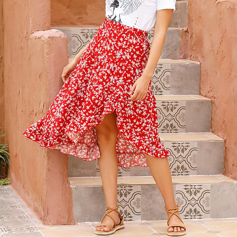 Chiffon Floral Skirt Women - melvincucci