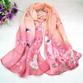 Chiffon Printed Chiffon Scarf For Women - melvincucci