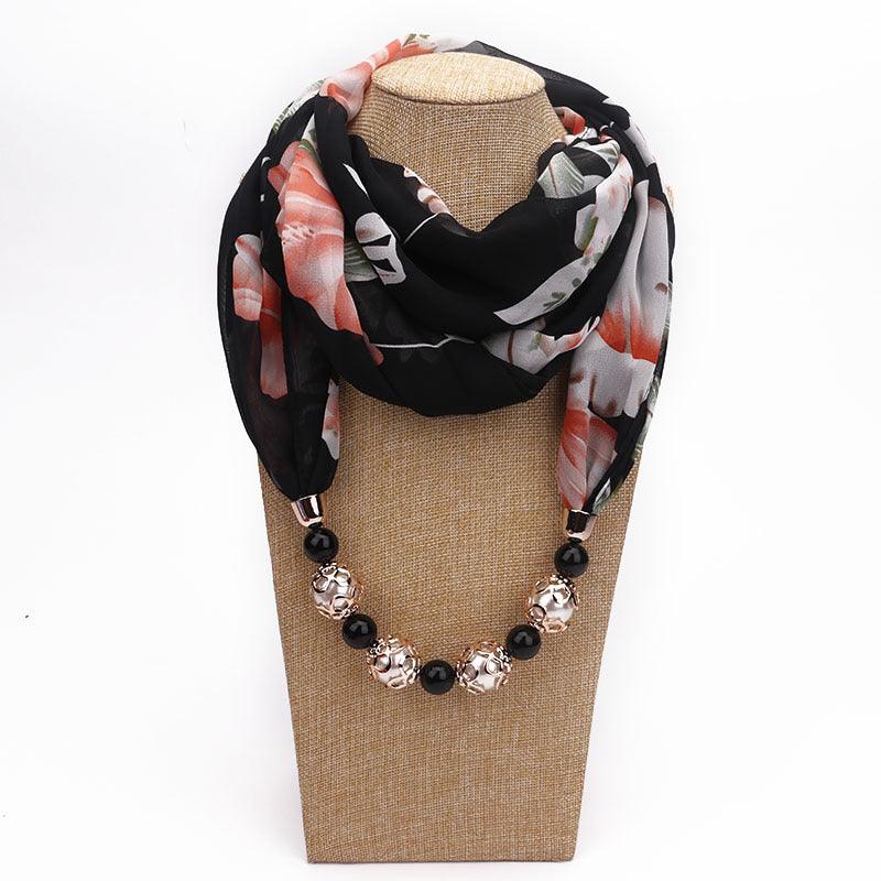Chiffon scarf spring and summer Necklace - melvincucci