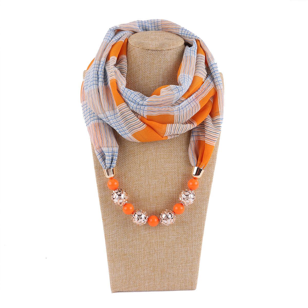 Chiffon scarf spring and summer Necklace - melvincucci