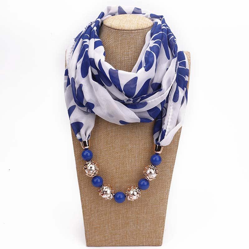 Chiffon scarf spring and summer Necklace - melvincucci