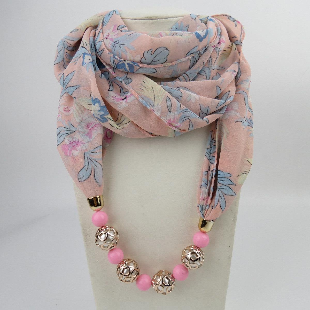 Chiffon scarf spring and summer Necklace - melvincucci