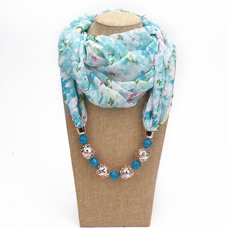 Chiffon scarf spring and summer Necklace - melvincucci